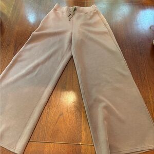 Spanx Wide-Leg Taupe Pants